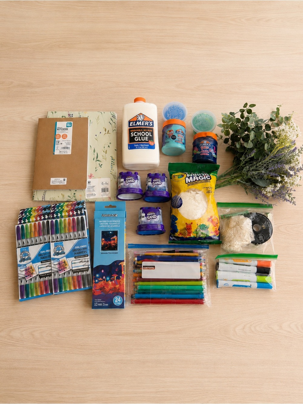 Large Arts and Crafts Supply Bundle for Kids